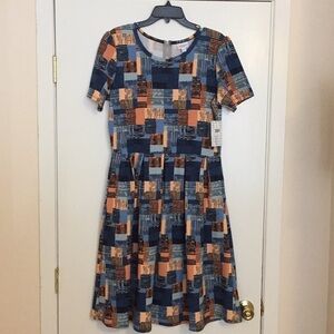 XL LuLaRoe Amelia Dress DD41 1919